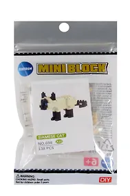 Купить Конструктор Сиамский котенок, 138 элементов, пластик, во флоупаке — Фото №1