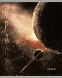 Купить Тетрадь в клетку Listoff, Space, 48 листов, в ассортименте — Фото №1
