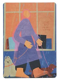 Купить Открытка "Лайфстайл. Прогулка под дождём" — Фото №1