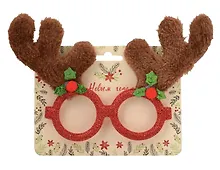 Купить Очки новогодние Рожки олененка (пластик) (12-6142-HNY30) — Фото №1