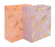 Купить Пакет А4 32*27*10 "Feathers" жен., пластик — Фото №1