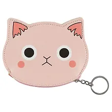 Купить Кошелек на молнии плоский Мордочка котика (ПВХ) (14×10) (12-10832-3) — Фото №1