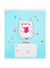 Купить Тетрадь в линейку Unnika, "Нежность", 18 листов, в ассортименте — Фото №1