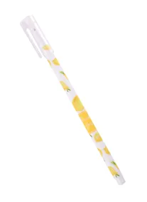 Купить Ручка гелевая "Лимоны" синяя, в ассортименте — Фото №1