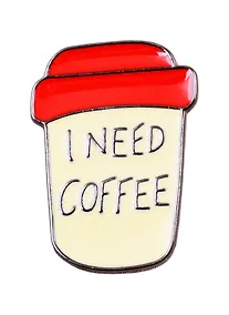 Купить Значок Pin Joy Стаканчик кофе (металл) — Фото №1