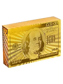 Купить Карты игральные для покера Блеск (54 шт), золотые ИН-5913 — Фото №1