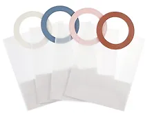 Купить Пакет А6 21*20*10 прозрачный, с кругл. ручками, пластик — Фото №1