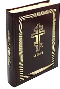 Купить Библия. Книги Священного Писания Ветхого и Нового Завета (бордовая, рец. кожа) — Фото №1