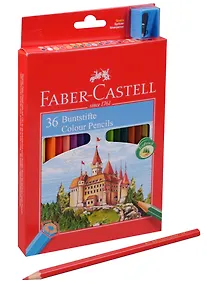 Купить Карандаши цветные Faber-Castell, "Замок", 36 цветов — Фото №1