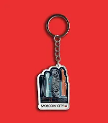 Купить Брелок Москва Сити (Москва) (5х5) (KCH00-MSK0034-A-EN) — Фото №1