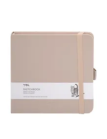 Купить Скетчбук 12*12 80л "Yoi" латте, 140г/м2, слоновая кость, тв.обл., Yoi — Фото №1