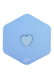 Купить Значок синий Сердечко (Санкт-Петербург) (спб З-101а) — Фото №1