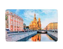 Купить Магнит СПб Храм Спаса на Крови (9х5,5) (винил) (МВ2021-046) — Фото №1