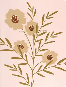 Купить Тетрадь 48л кл. "April", букет, карт.обл., микротекстурирование, ламинация, скрепка — Фото №1