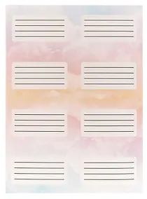 Купить Наклейки для тетрадей 24 штуки "Облака", Yoi — Фото №1