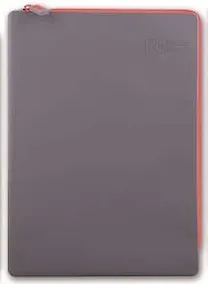 Купить Папка для тетрадей А4+ (24*33см) Феникс+ Серая силиконовая на молнии 40265 — Фото №1