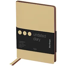 Купить Ежедневник недат. B6 136л "Fuze. Бежевый" иск.кожа, цветной срез — Фото №1