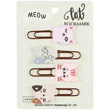 Купить Набор Скрепки-закладки Коты (4 шт) (12-24296-25267) — Фото №1