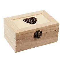 Купить Шкатулка Сердце (вырубка) (ср11,5*8*5,5/11,3*8*5,1) (дерево) (11-08023-J2) — Фото №1