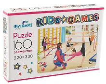 Купить Пазл Kids Games. 160 элементов. Спорт "Гимнастика" 22х33 см. — Фото №1