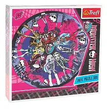 Купить Паззл Trefl 300эл. Круглые - Школа Монстров — Фото №1