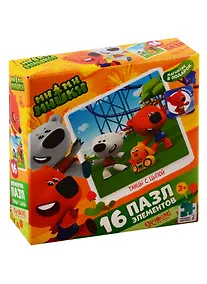 Купить Пазл Оригами, МиМиМишки 16эл., поле (220х220)+карточка с магнитом — Фото №1