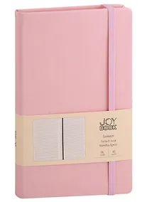 Купить Книга для записей А5 96л лин. "Joy Book. Сахарная вата" иск.кожа, тонир.блок, скругл.углы, ляссе, резинка, карман на задн.форзаце — Фото №1