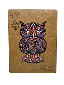 Купить Пазл фигурный «Сова II», 90 деталей — Фото №1