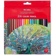 Купить Карандаши цветные Art idea, 24 цвета — Фото №1