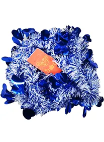 Купить Мишура новогодняя (6х200) синий — Фото №1