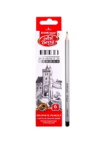 Купить Карандаши Art Berry, чернографитные 6 штук — Фото №1