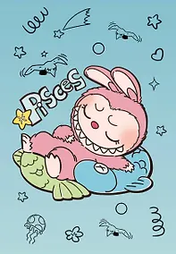 Купить The Monsters. Астрологический блокнот Рыбы (Лабубу) — Фото №1