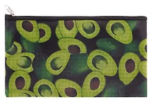 Купить Пенал-косметичка "Avocado black" 21*12, ткань, подклад — Фото №1