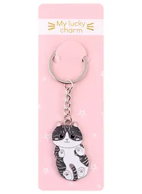 Купить Брелок My lucky charm Котик (металл) (12-07150-Z1821) — Фото №1