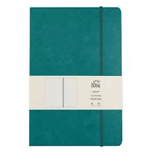 Купить Книга для записей А4- 96л кл. "Joy Book. Таинственный океан" иск.кожа, тонир.блок, скругл.углы, ляссе, резинка — Фото №1