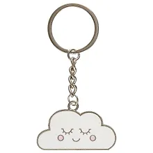 Купить Брелок My lucky charm Облачко с закрытыми глазками (металл) (12-07150-8723489) — Фото №1