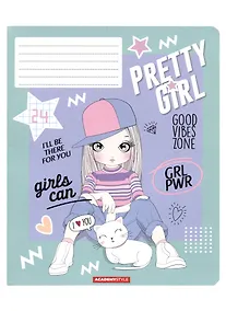 Купить Тетрадь в клетку Academy Style, "Крутые девчонки", 24 листа — Фото №1