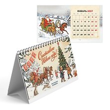Купить Календарь 2027г 210*120 "Советские открытки" настольный, домик — Фото №1