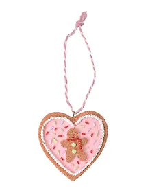 Купить Новогоднее подвесное украшение Пряник Сердечко (6x5,5) — Фото №1