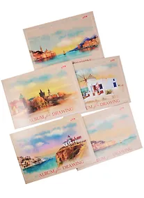 Купить Альбом для рисования Hatber, "Лирика природы", А4, 40 листов, на скрепке, в ассортименте — Фото №1