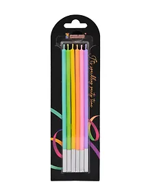 Купить Набор свечей для торта Mix (разноцветные) (6шт) (15см) (12-7color-candle_17) — Фото №1