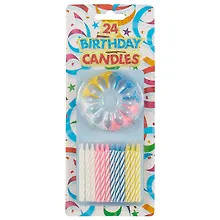Купить Набор свечей для торта (24шт) (6см) — Фото №1
