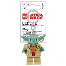 Купить LGL-KE11H Брелок-фонарик для ключей LEGO Star Wars - Yoda (Йода), возраст 6+ — Фото №1