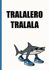Купить Ежедневник недат. А5 72л "Тралалеро Тралала" — Фото №1