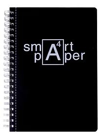 Купить Тетрадь в клетку Listoff, "Smart. Черный", А4, 96 листов — Фото №1