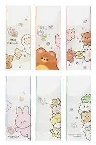 Купить Пенал корпусный "Little animals" на кнопке, ассорти — Фото №1