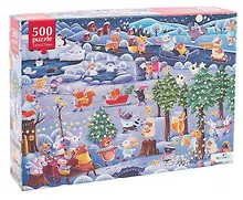 Купить Пазл 500 элементов "Рождественское гулянье" 330х470 мм — Фото №1