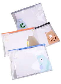 Купить Папка на молнии сверху "Фрукты и Мишки" — Фото №1