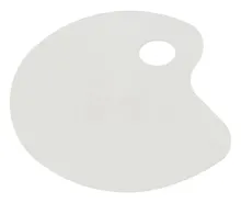 Купить Палитра для смешивания красок, овальная, плоская — Фото №1