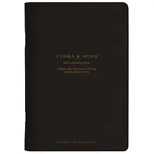 Купить Тетрадь в клетку Be Smart, Flora, 48 листов, черная — Фото №1